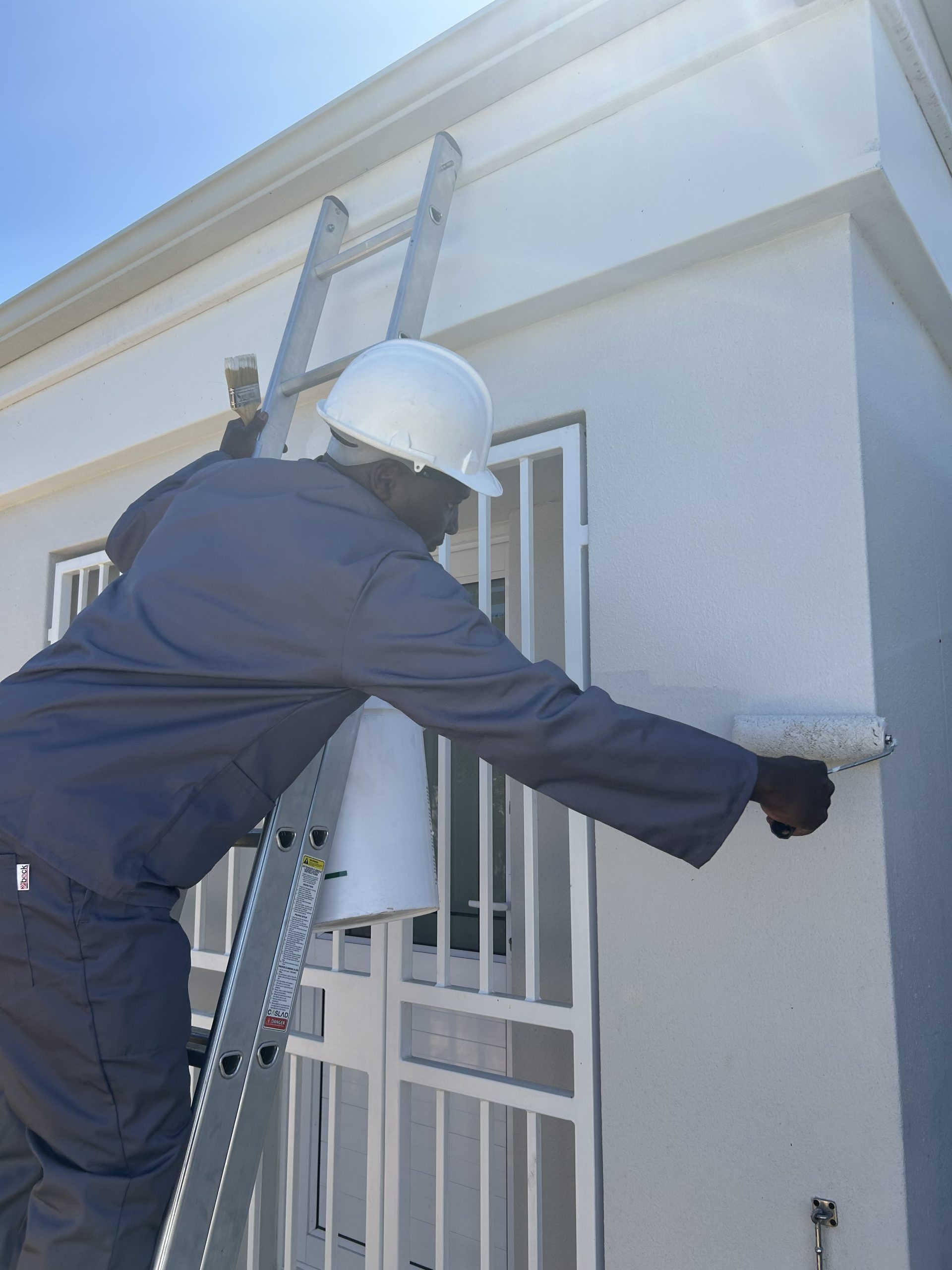 Professional exterior wall painting in Sunningdale